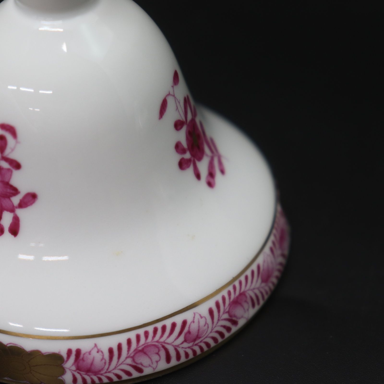 IT83M00UU1A4 美品 HEREND ヘレンド 2点セット 卓上ベル 呼び鈴