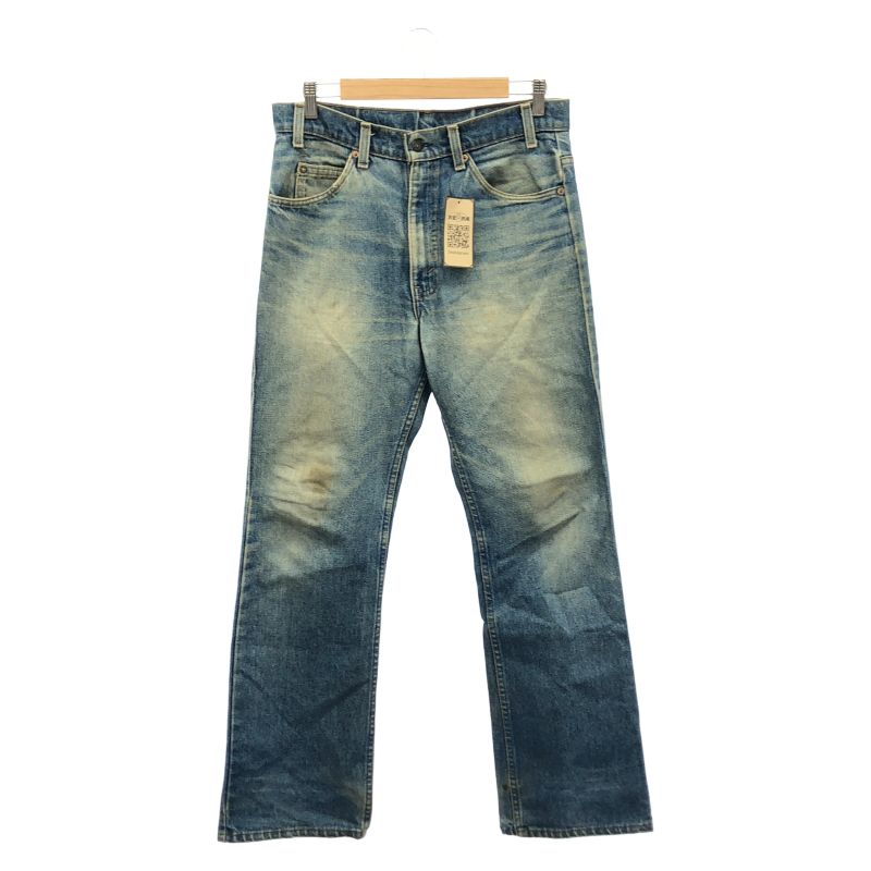 中古】LEVI'S デニムパンツ W33 L30 ブルー リーバイス ボタン裏575