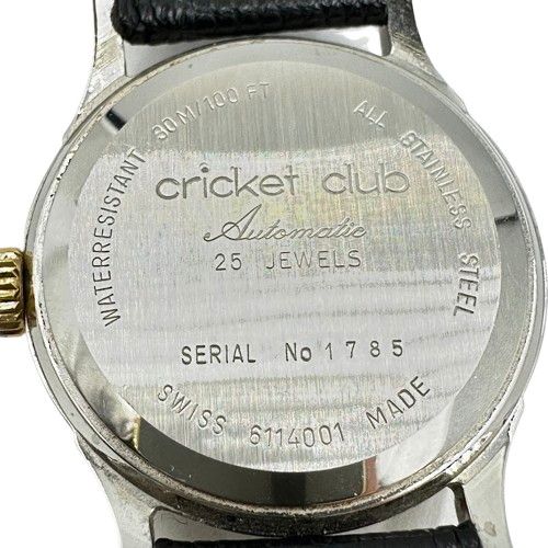 レビュートーメン Cricket Club クリケットクラブ 自動巻き 社外ベルト 