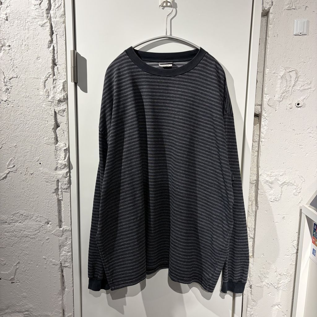 SandWaterr サンドウォーター ORGANIZED BAGGY TEE 長袖Tシャツ SW-00305 ボーダー size:3【表参道A06】