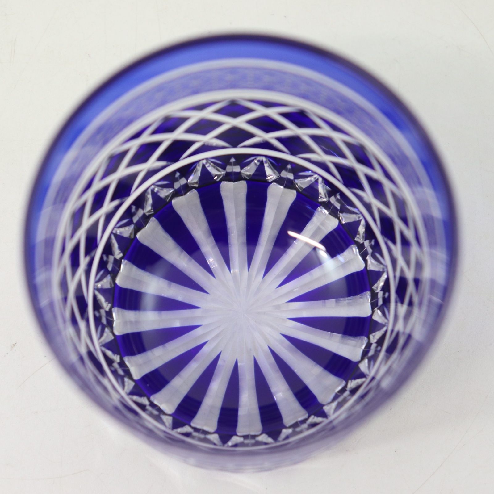 ITE2VWFHWUR4 未使用保管品 華硝 Hanashyo 江戸切子 切子 ロックグラス