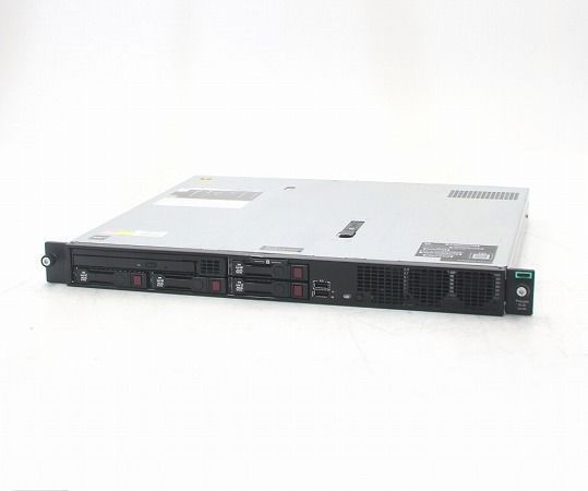 hp ProLiant DL20 Gen10 Xeon E-2134 3.5GHz 8GB 300GBx4台(SAS2.5インチ/12Gbps/RAID6構成) SmartArray P408i-a SR Gen10 中古