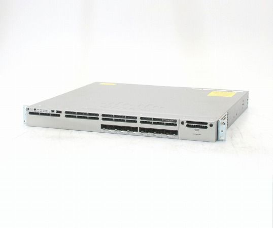 Cisco Catalyst WS-C3850-12S-E V02 12ポートSFPスロット搭載 CAT3K_CAA-UNIVERSALK9-M Ver.16.12.08 Ipservicesライセンス 中古 9,709円