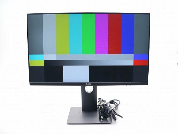 【並品】DELL P2419H 23.8インチ非光沢IPSパネル 1920x1080ドット HDMI/DisplayPort/アナログRGB入力 中古