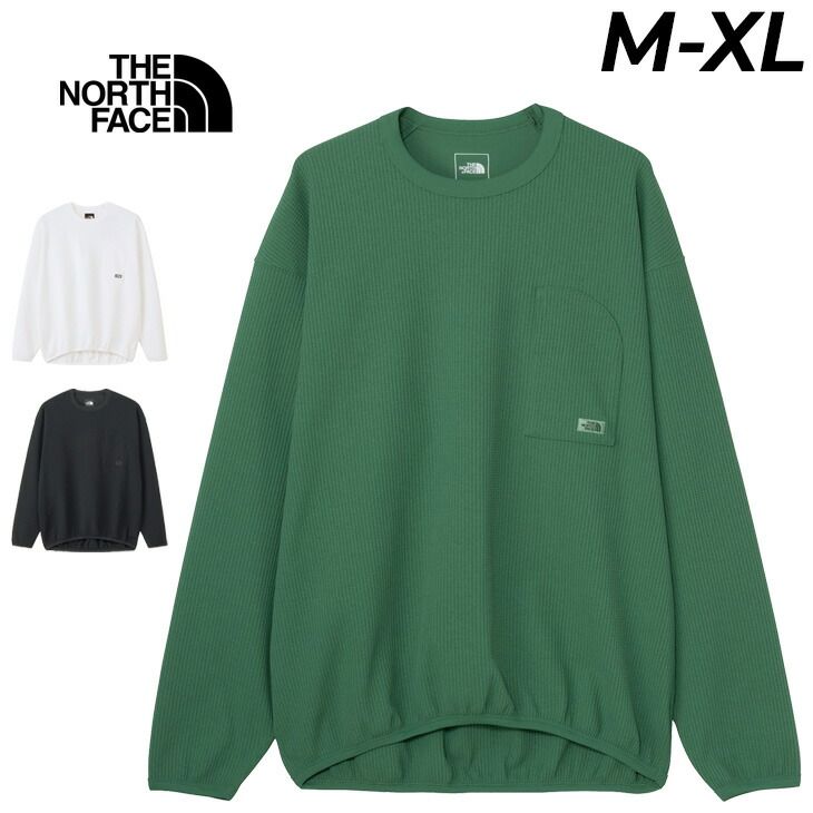 ザ・ノース・フェイス 長袖 Tシャツ メンズ レディース THE NORTH FACE エンライドワッフルクルー UVカット 胸ポケット 無地 クルーネック ロンT サイクリスト サイクリング ウェア /NT62560