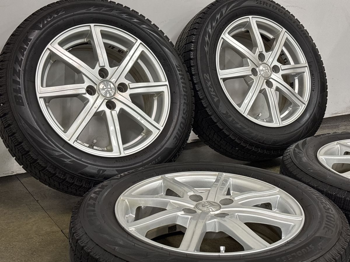 バリ溝】アフロディーテ 15in 5.5J +38 PCD100 ブリヂストン
