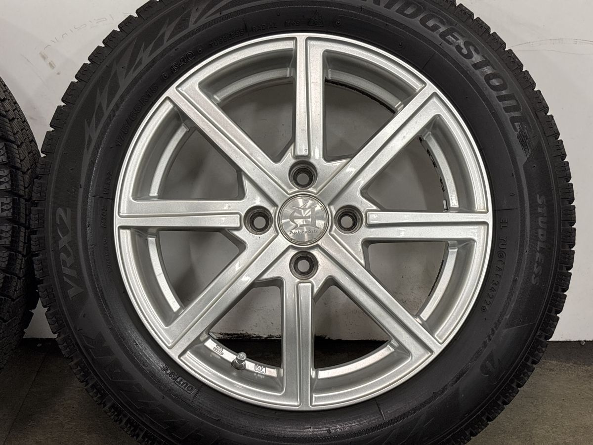 バリ溝】アフロディーテ 15in 5.5J +38 PCD100 ブリヂストン