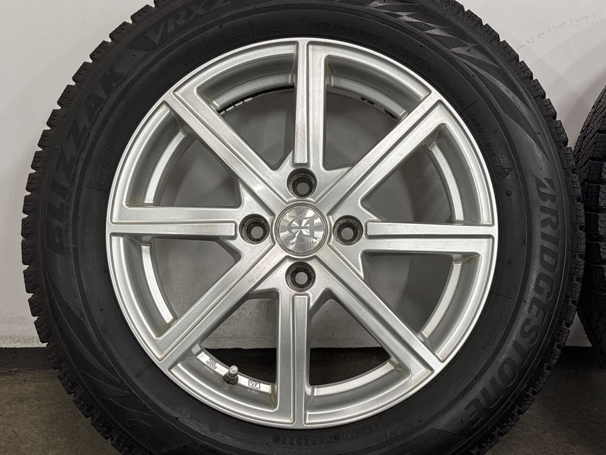 バリ溝】アフロディーテ 15in 5.5J +38 PCD100 ブリヂストン
