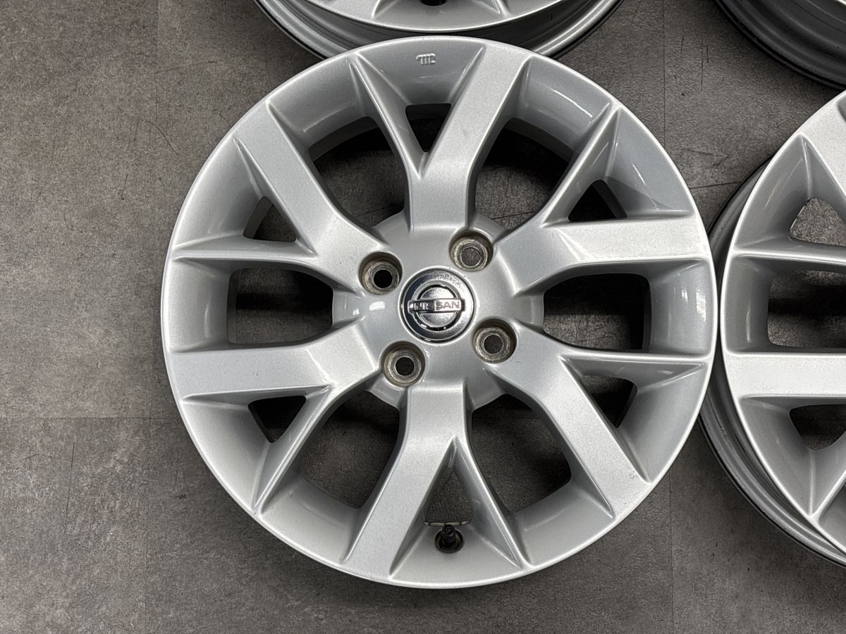 純正品】日産 ノート 純正 15in 5.5J +40 PCD100 4本セット ウイング