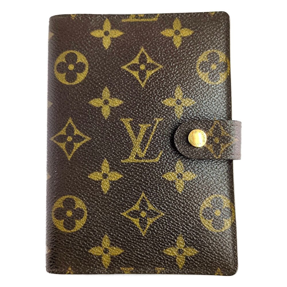 LOUIS VUITTON ルイヴィトン モノグラム アジェンダPM 差し込み式手帳 R20005 ブラウン 【A】【メンズ・レディース】★■618727【中古】