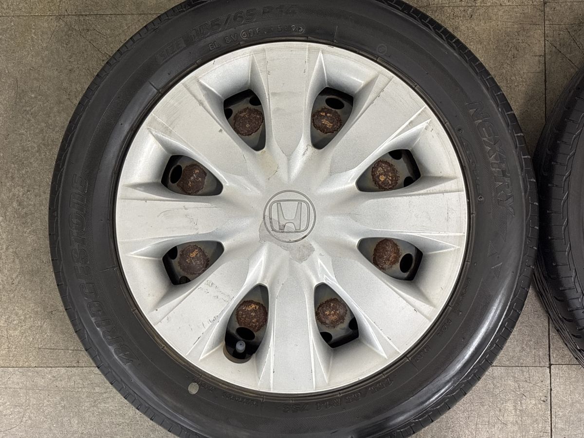 純正品】ホンダ N-BOX 純正スチール 14in 4.5J +45 PCD100