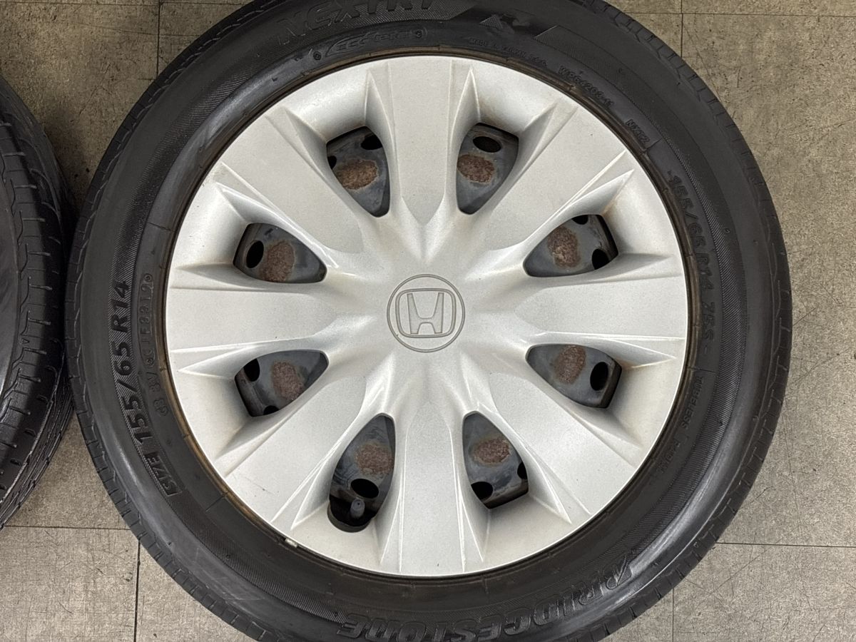 純正品】ホンダ N-BOX 純正スチール 14in 4.5J +45 PCD100