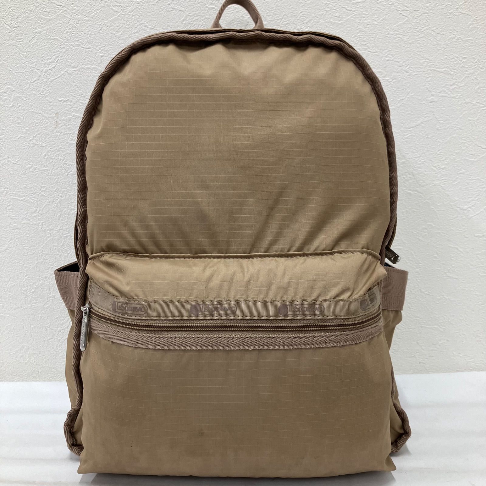 5455 LeSportsac レスポートサック リュック バックパック ベージュ系