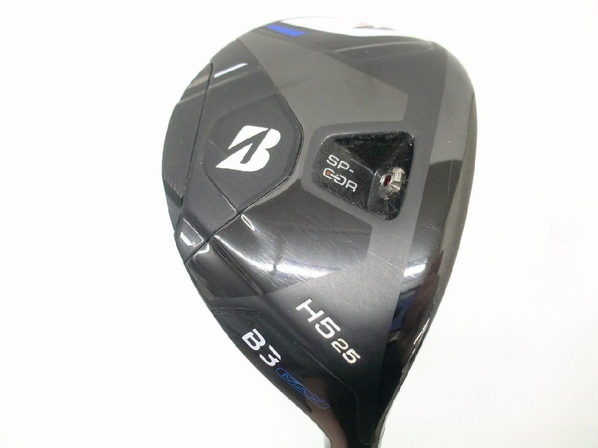 中古品 ブリヂストン B3 MAX HY ユーティリティ H5 25° VANQUISH BSh for MAX S
