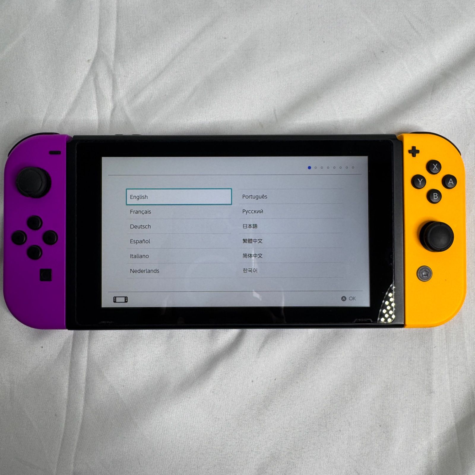 Nintendo Switch 本体 HAC-001 Joy-Con 紫(パープル)×黄色(イエロー