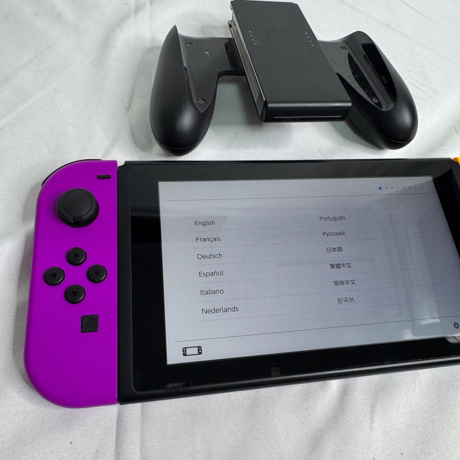 Nintendo Switch 本体 HAC-001 Joy-Con 紫(パープル)×黄色(イエロー