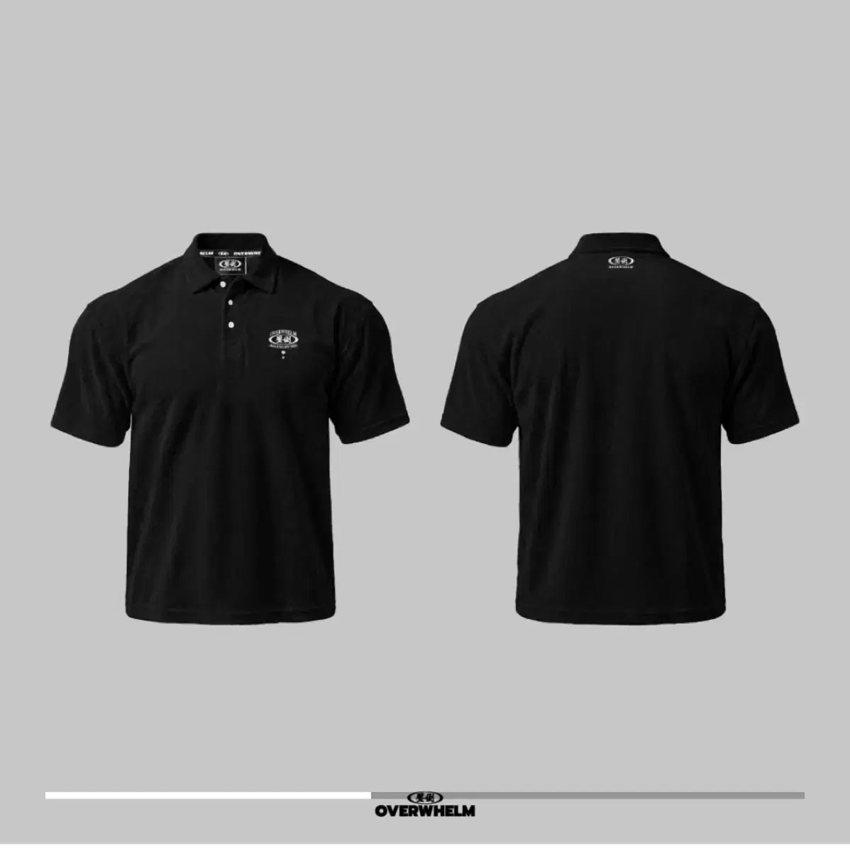 圧倒 BIGロゴ タオル地 オーバーサイズ カラーTシャツ ブラック(ホワイトロゴ) M 新品 出品