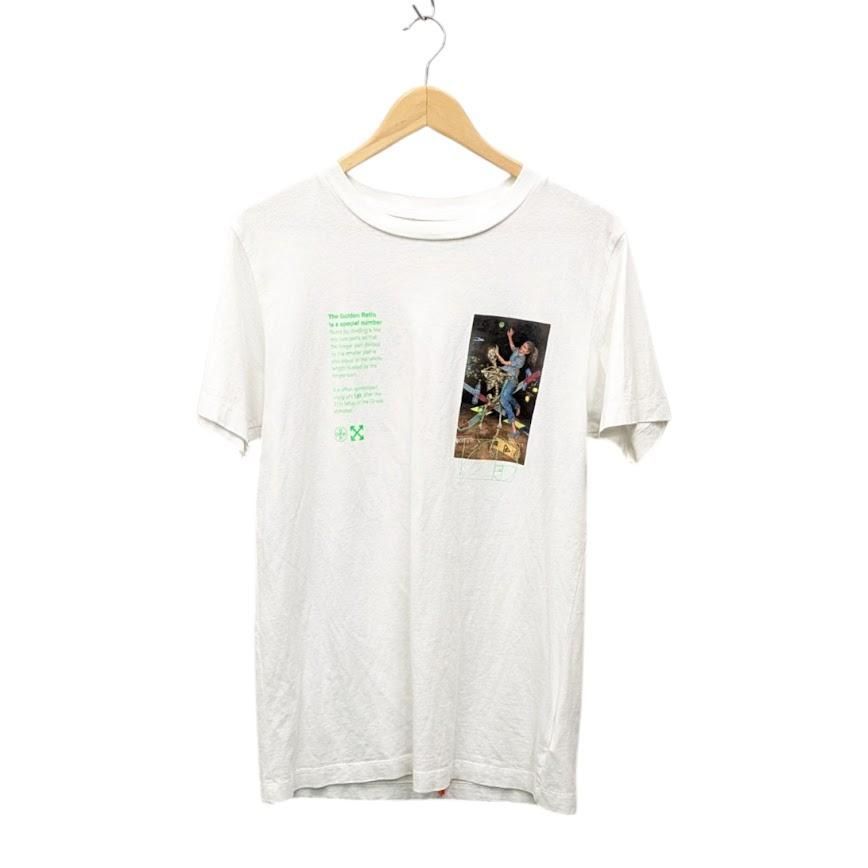 20SS OFF-WHITE オフホワイト OMAA027R20185014 PASCAL PAINTING S/S T SHIRT プリント Tシャツ ホワイト系 コットン サイズS 66239