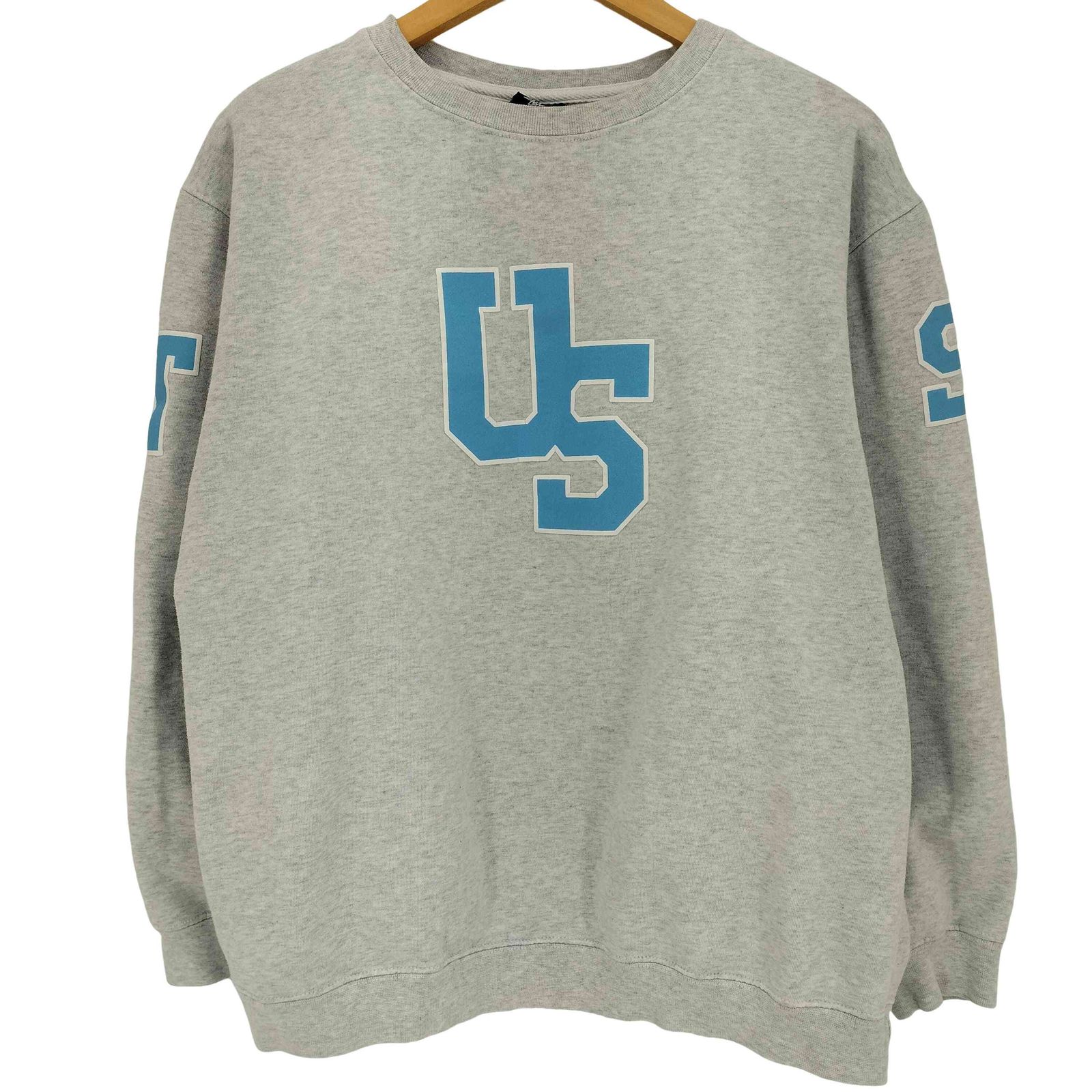 ステューシー Stussy 90s 紺タグ OLD ロゴプリント クルーネックスウェット メンズ import：XL