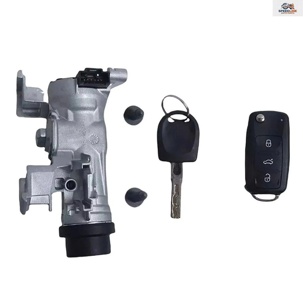 イグニッションスイッチロックアセンブリ 1K0905851B VW JeetaEOSGolfRabbitTiguan用