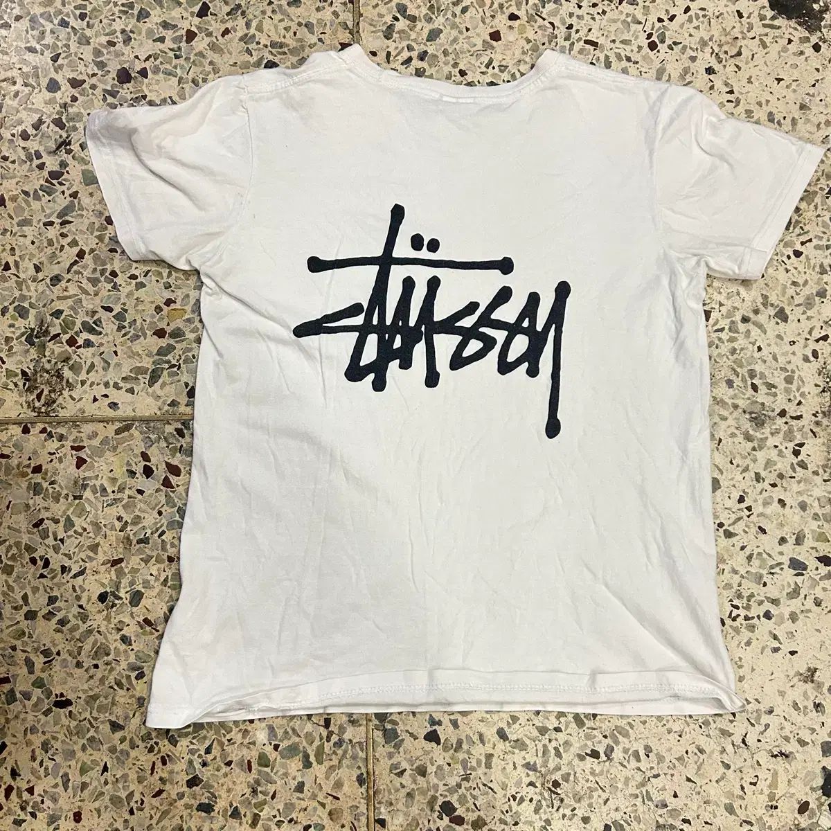 OLD STUSSY 半袖シャツ XL 白 STUSSY ステューシー 白 半袖 tシャツ Tシャツ - 半袖Tシャツ ホワイト