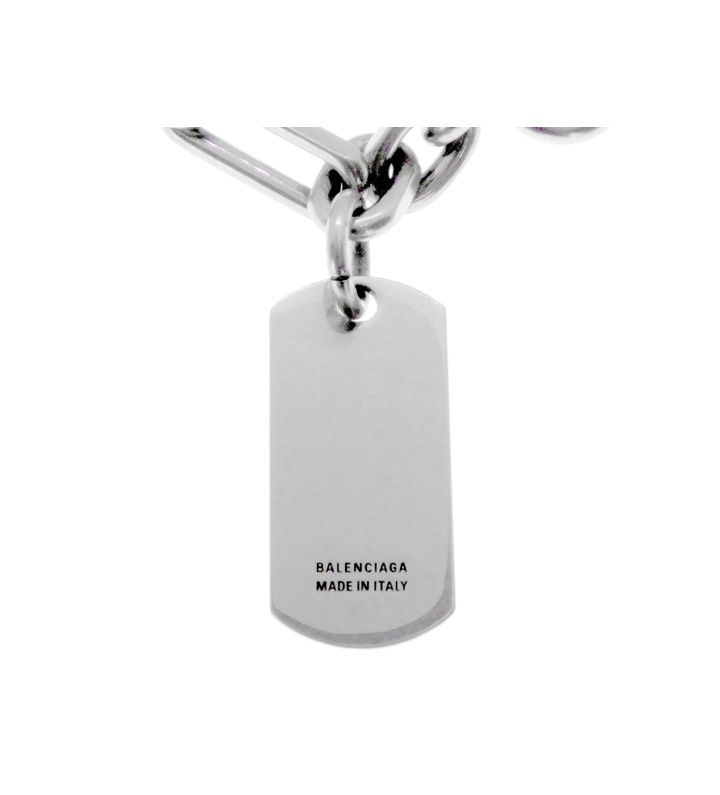 バレンシアガ BALENCIAGA 【 Tags Carabiner Necklace 75007