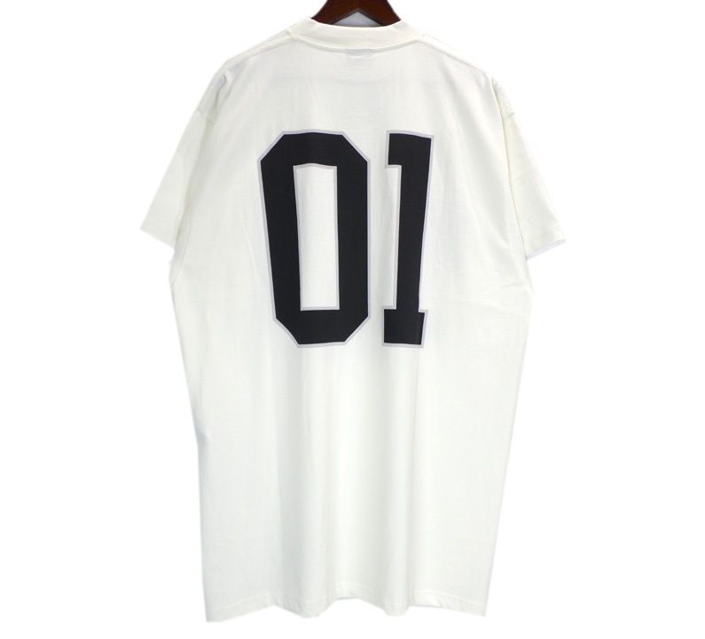 バレンシアガ BALENCIAGA 【 787349 TRVW9 】 バスケット シリーズ モックネック 半袖 Tシャツ h8411