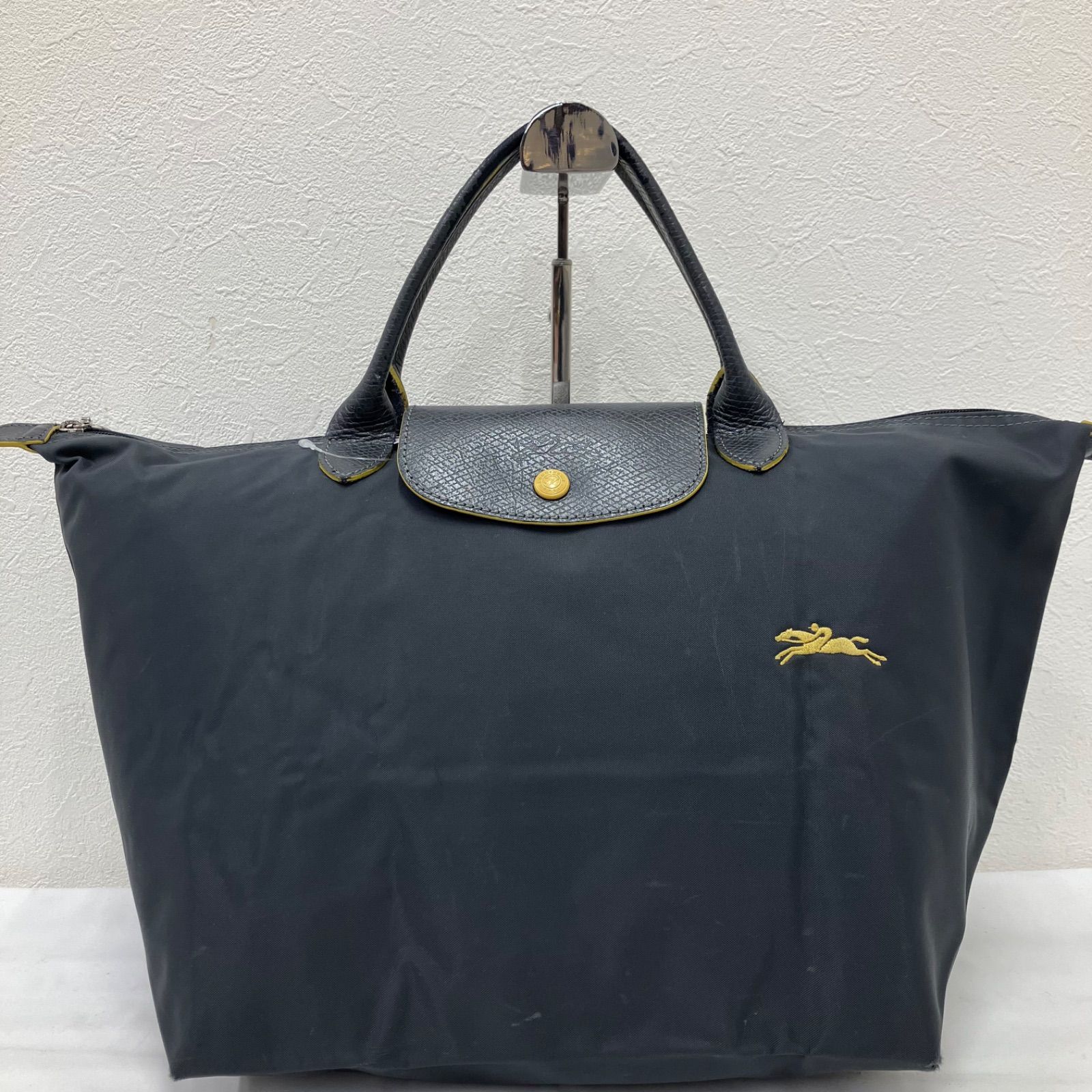 5328 LONGCHAMP ロンシャン ハンドバッグ ルプリアージュ グレー