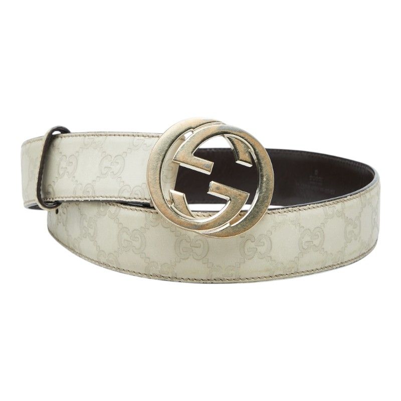グッチGUCCI ベルト GG グッチシマ インターロッキングG グッチ グッチシマ インターロッキングG ベルト サイズ85・34 114876