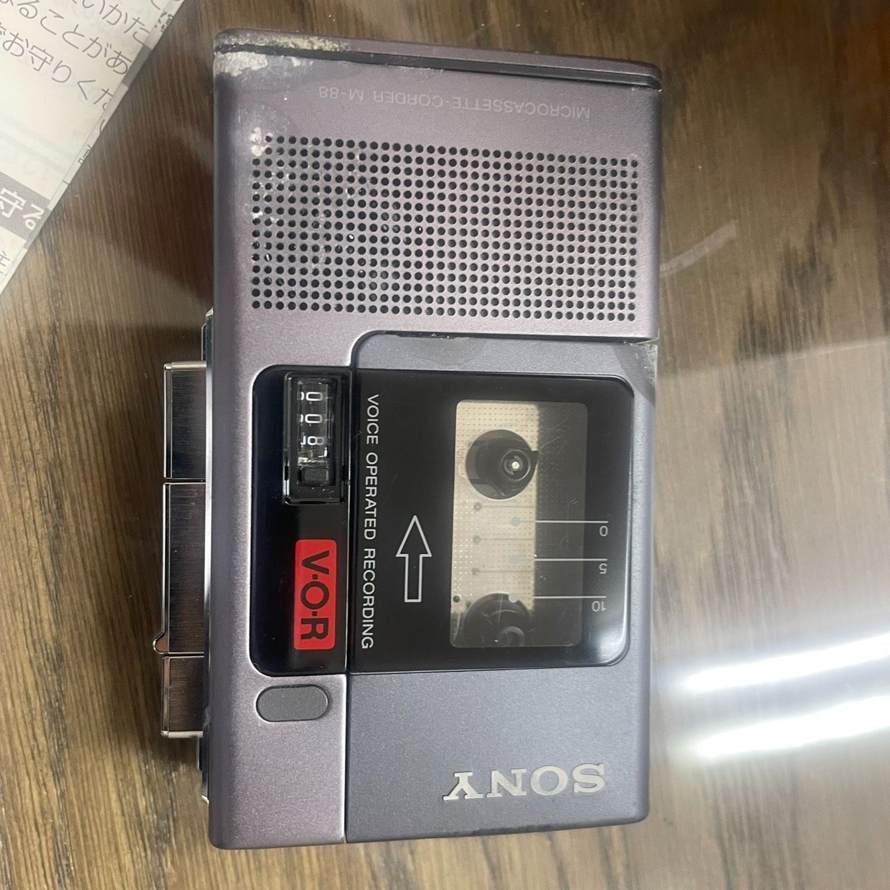 K) SONY マイクロカセット レコーダー 説明書付き - メルカリ