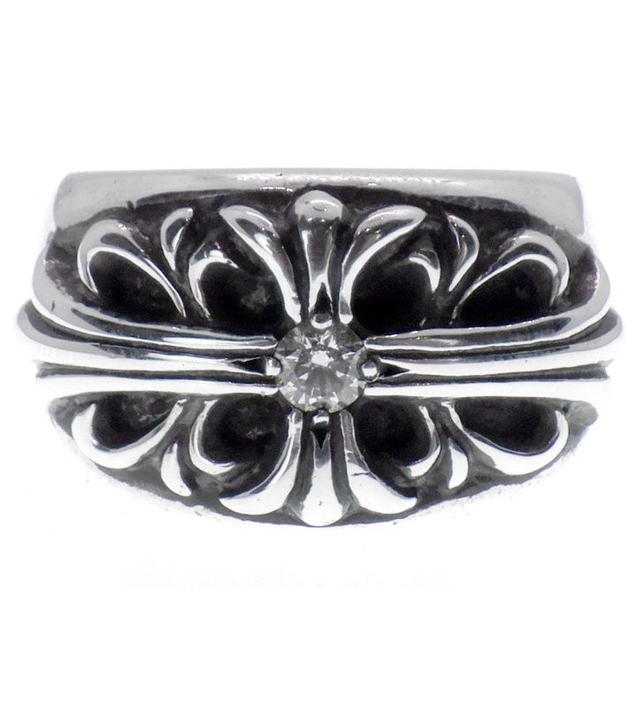 クロムハーツ CHROME HEARTS 【 FLRL CRS 1DIA 】 フローラル クロス