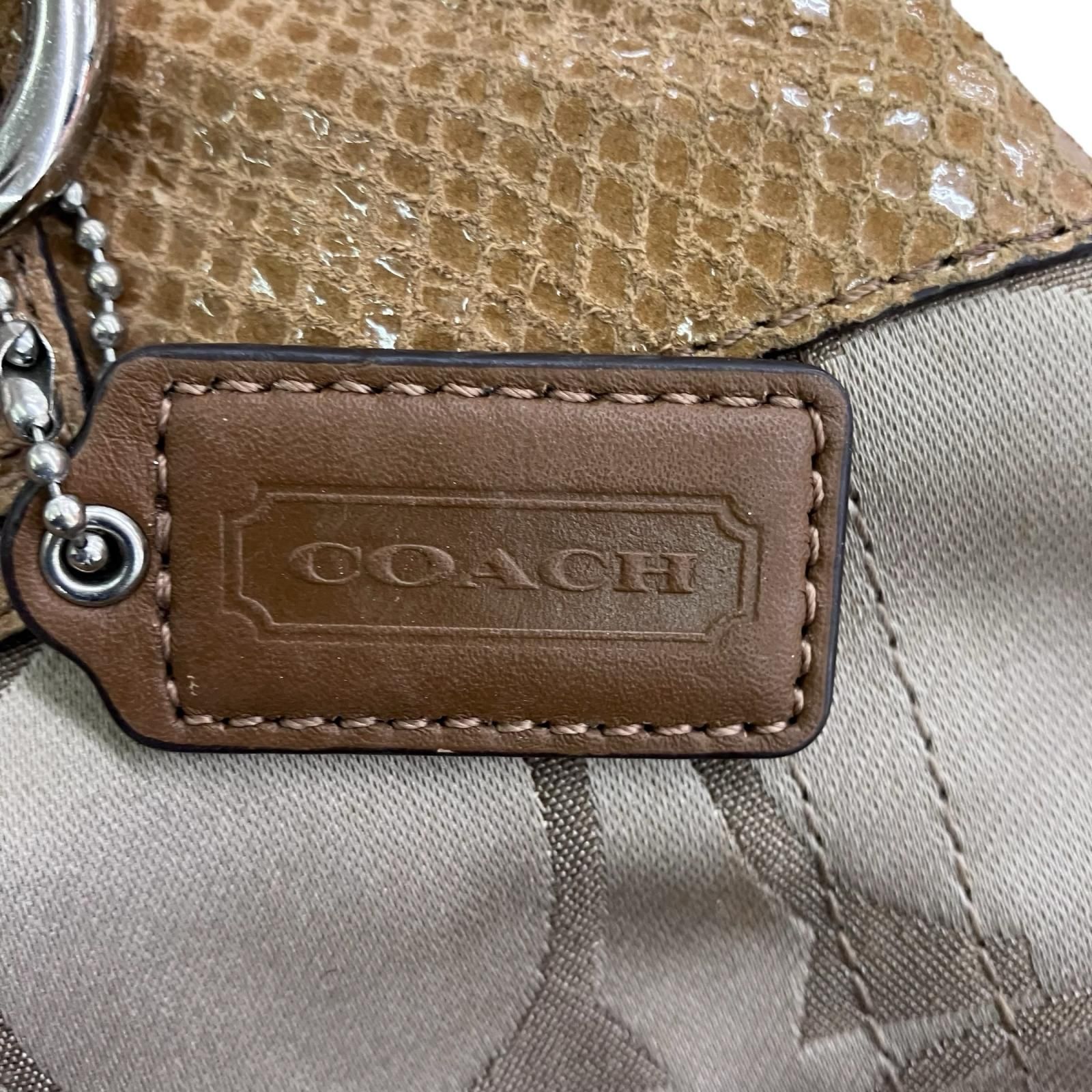180053 現状品 COACH コーチ シグネチャー トートバッグ - メルカリ