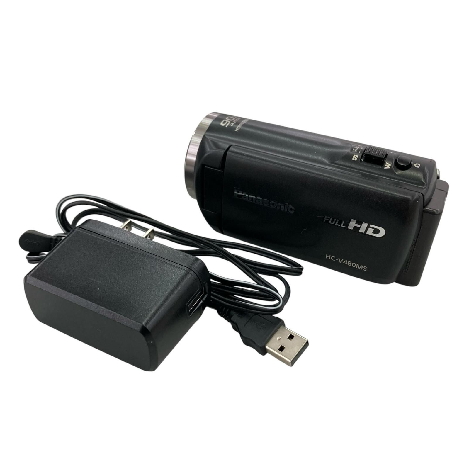 186000 通電確認のみ Panasonic パナソニック デジタルビデオカメラ　FULLHD　 HC-V480MS ブラック