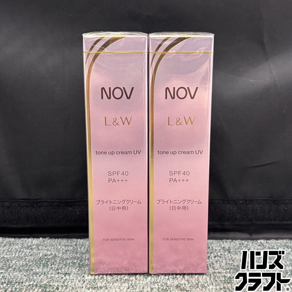 ◎ 【未開封品／2本セット】 ノブ L&W トーンアップクリーム UV 