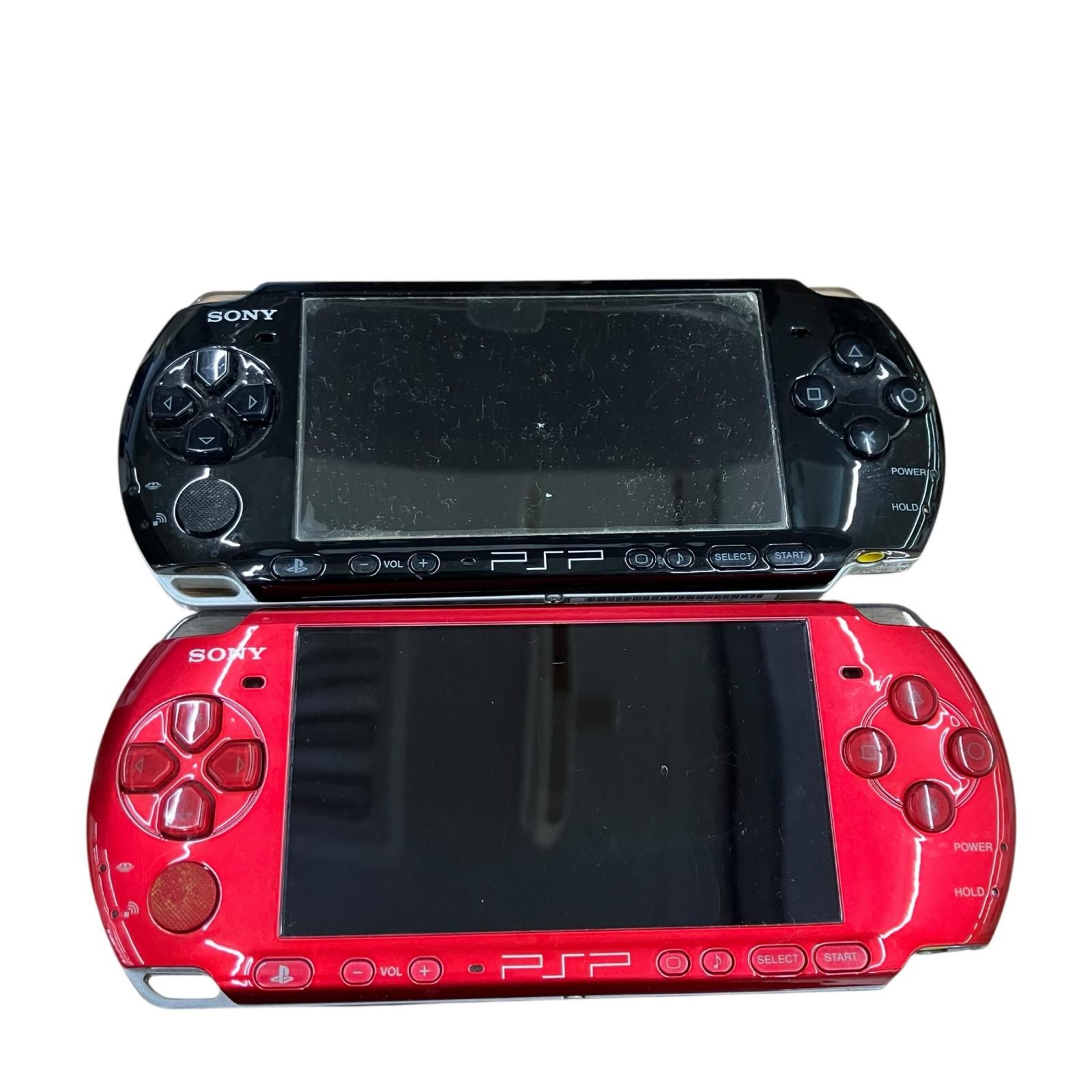 199990 通電確認のみ SONY ソニー PlayStationPortable（PSP） PSP-3000 ピアノブラック/ラディアンレッド