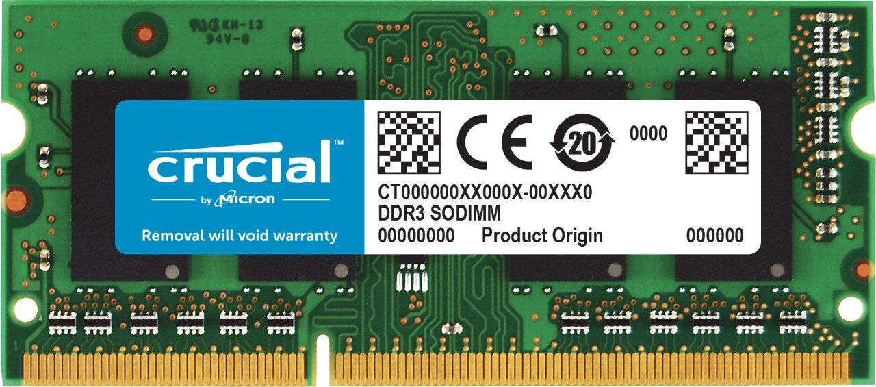 Crucial [Micron製Crucialブランド] DDR3 8GB 1866 MT/s (PC3-14900) CL13 SODIMM 204pin 1.35V/1.5V CT102464BF186D
