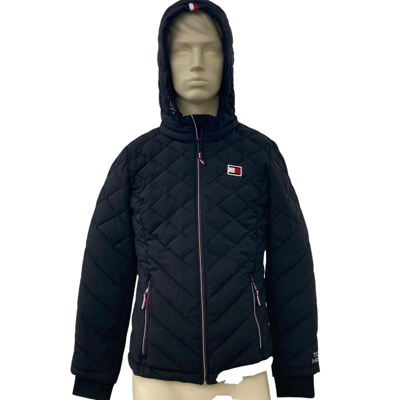 186004 TOMMY HILFIGER トミーヒルフィガー ダウンジャケット S フード 