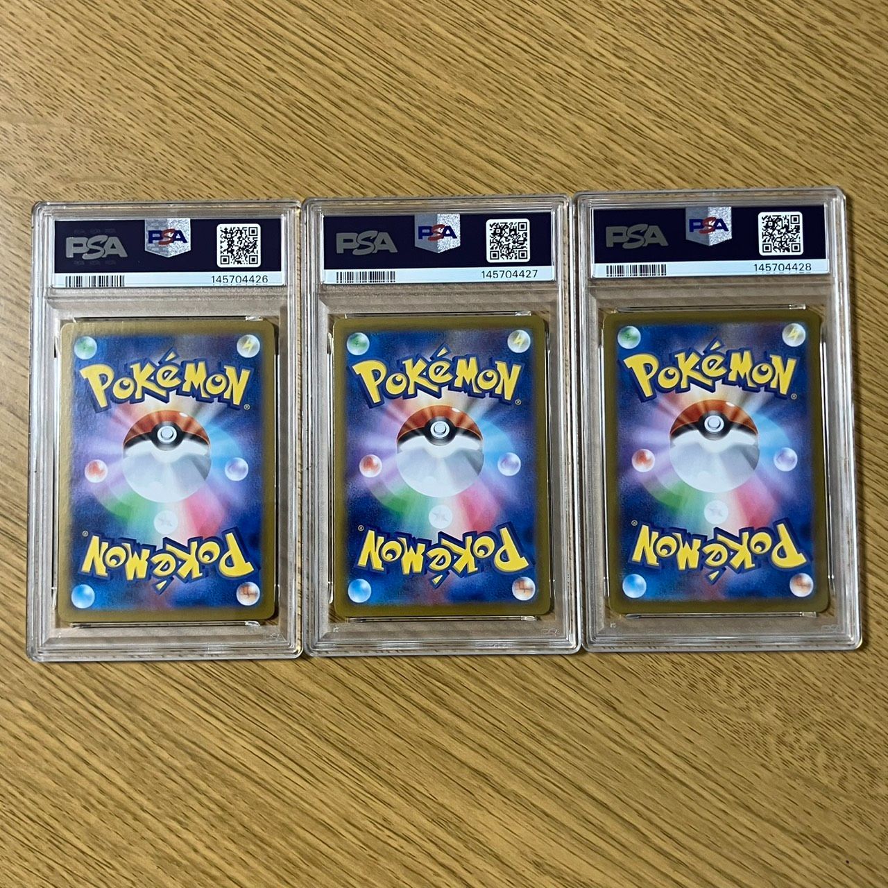 PSA10 クレイシア　リ-フィア シャワーズ　ブースタ-マスターボール4連番 PSA10 3連番 リーフィア グレイシア エーフィ マスターボールレア 002