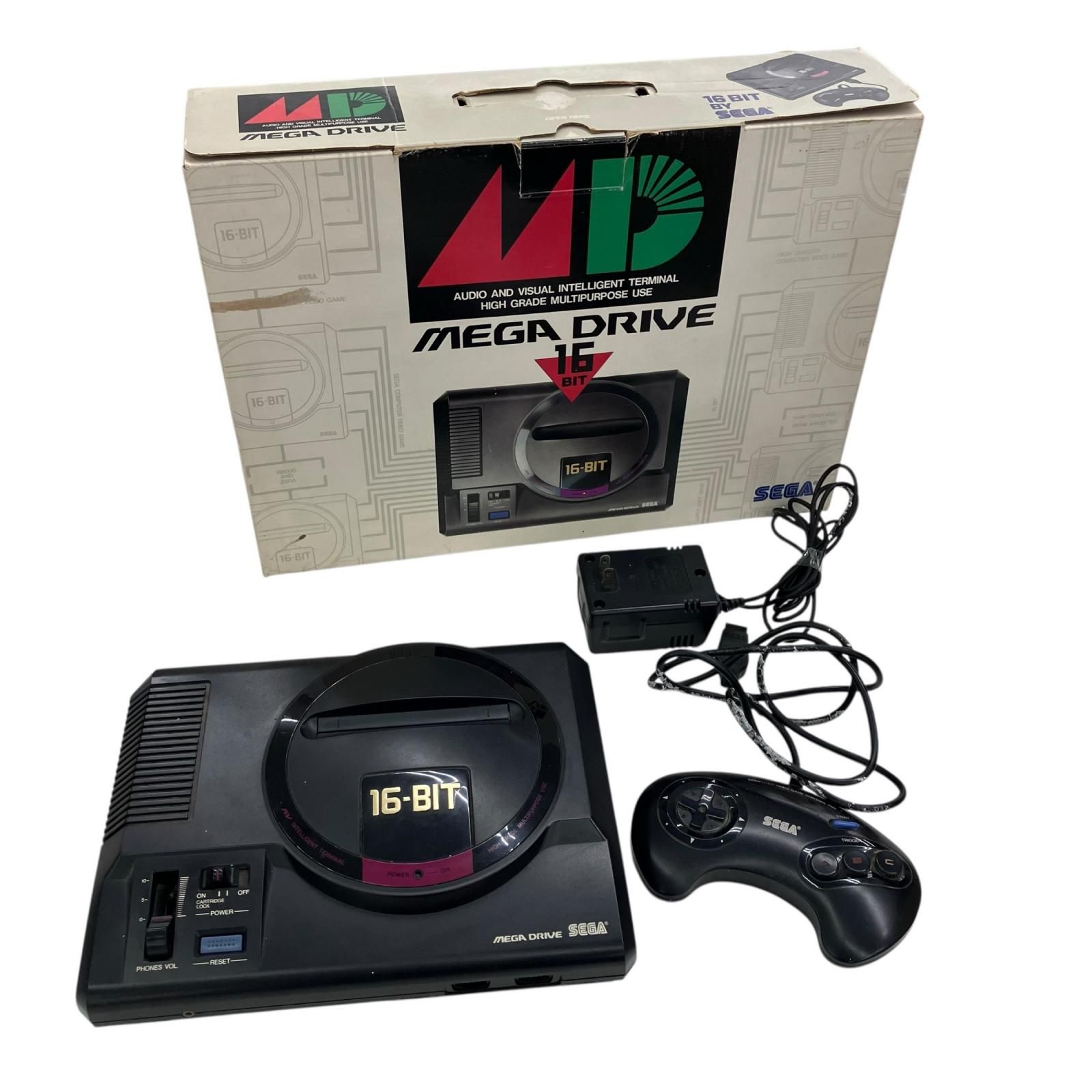 186000 通電確認のみ SEGA セガ 現状品 MEGA DRIVE メガドライブ HAA