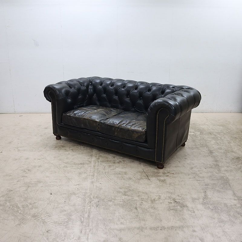 美品 HALO ハロ KENSINGTON ケンジントン チェスターフィールドソファ