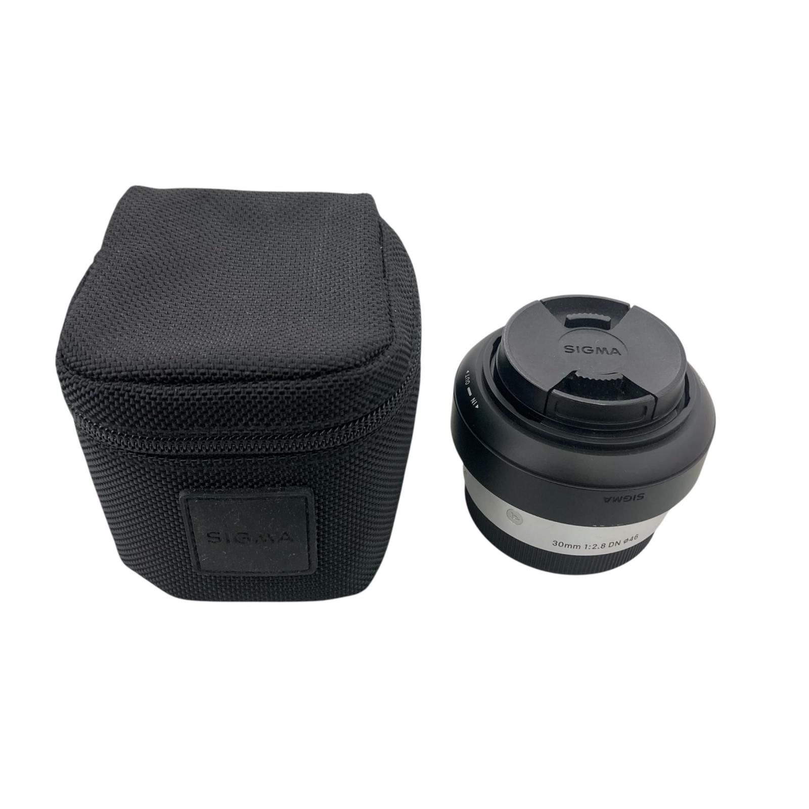 186000 動作未確認 SIGMA シグマ レンズ（単体） ブラック、シルバー 30mm F2.8 DN