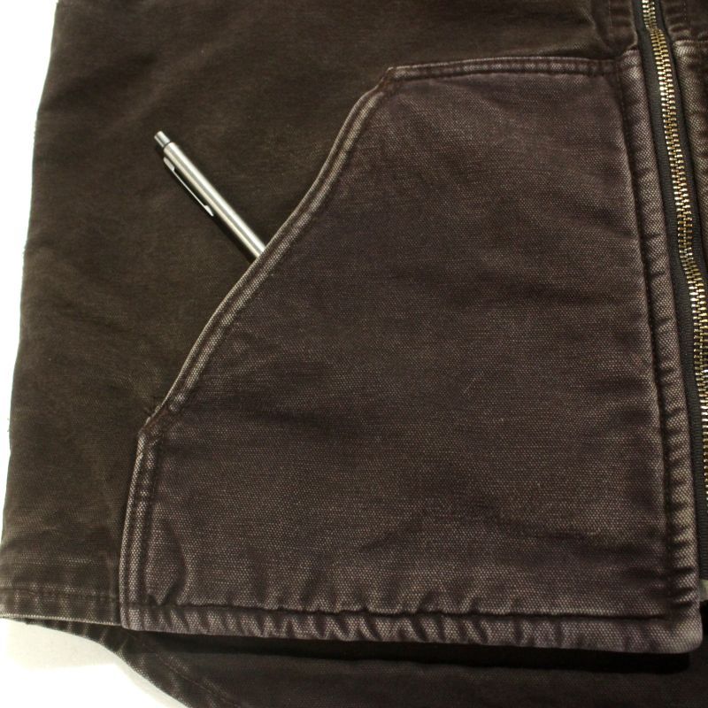 00s Carhartt DKB 裏地ボア ダック ベスト メンズ 表記Lサイズ - メルカリ