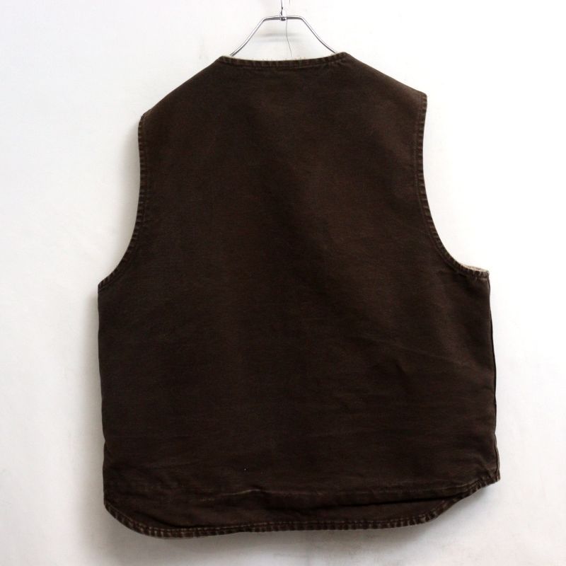 00s Carhartt DKB 裏地ボア ダック ベスト メンズ 表記Lサイズ - メルカリ