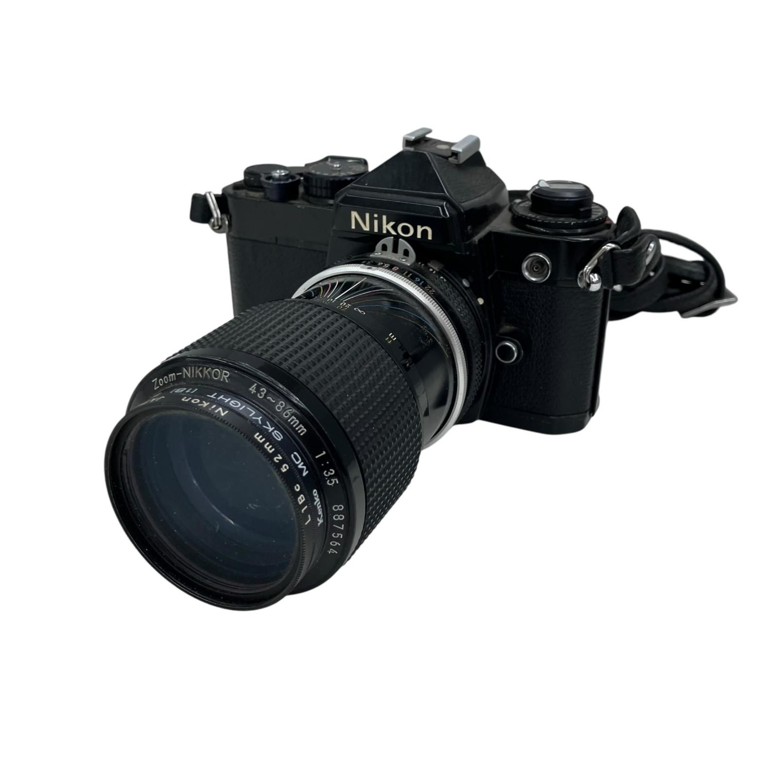 186000 現状品 Nikon ニコン フィルム一眼レフカメラ レンズ 43-86mm MF-12
