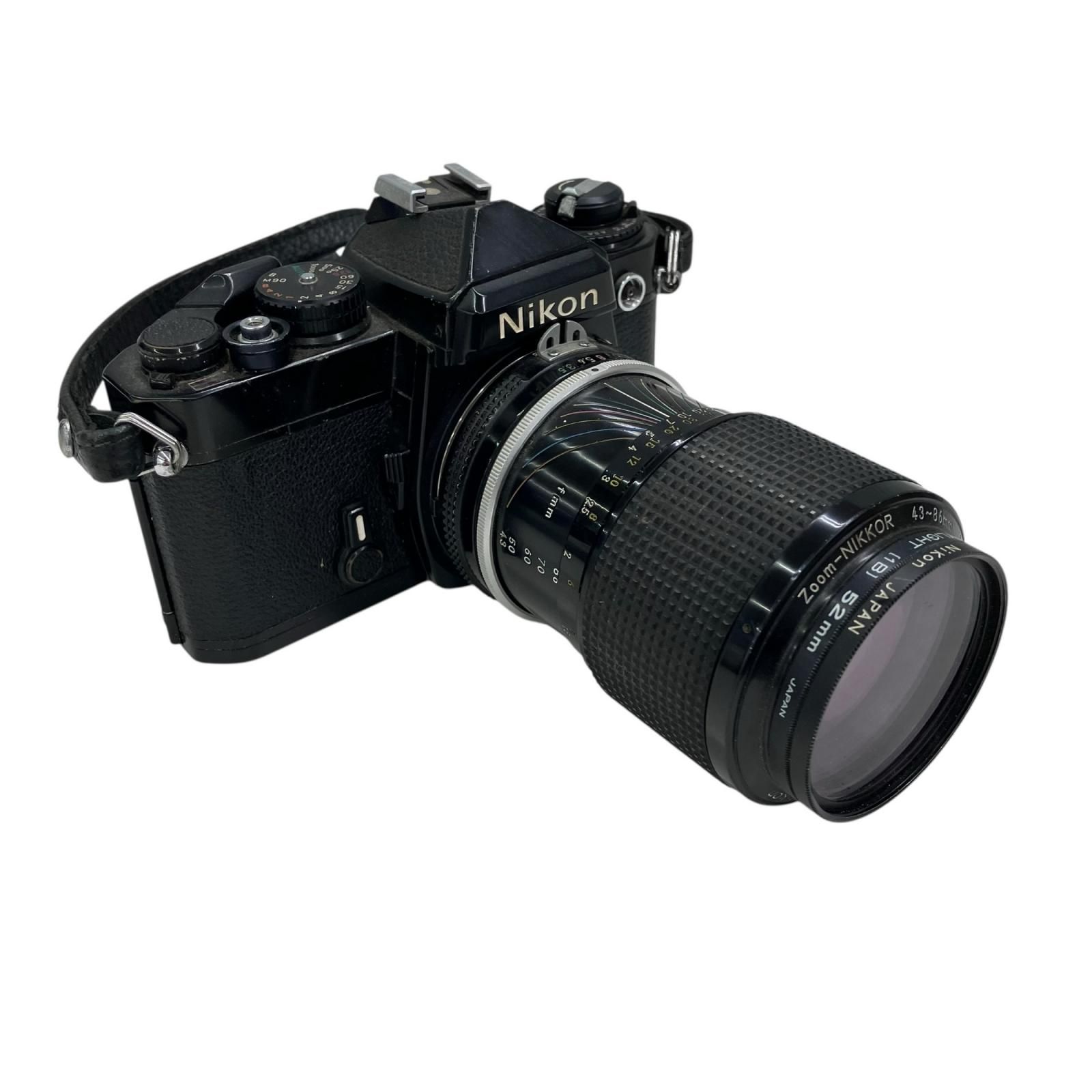 186000 現状品 Nikon ニコン フィルム一眼レフカメラ レンズ 43-86mm MF-12