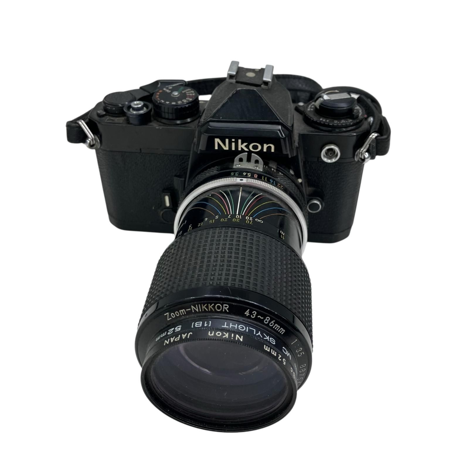 186000 現状品 Nikon ニコン フィルム一眼レフカメラ レンズ 43-86mm MF-12
