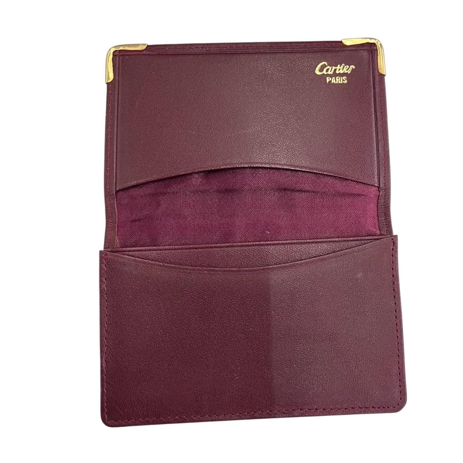 180053 現状品 CARTIER カルティエ 名刺入れ カードケース - メルカリ