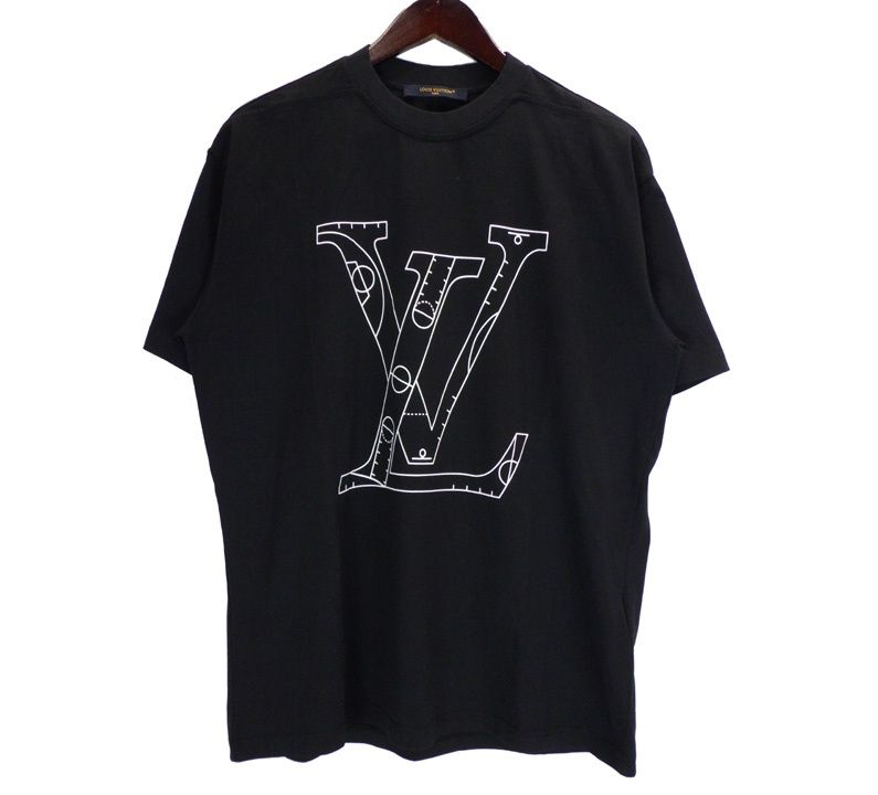 ルイヴィトン LOUIS VUITTON 【 RM212 NPG HLY10W 】 NBA LV ロゴ プリント 半袖Tシャツ n11373