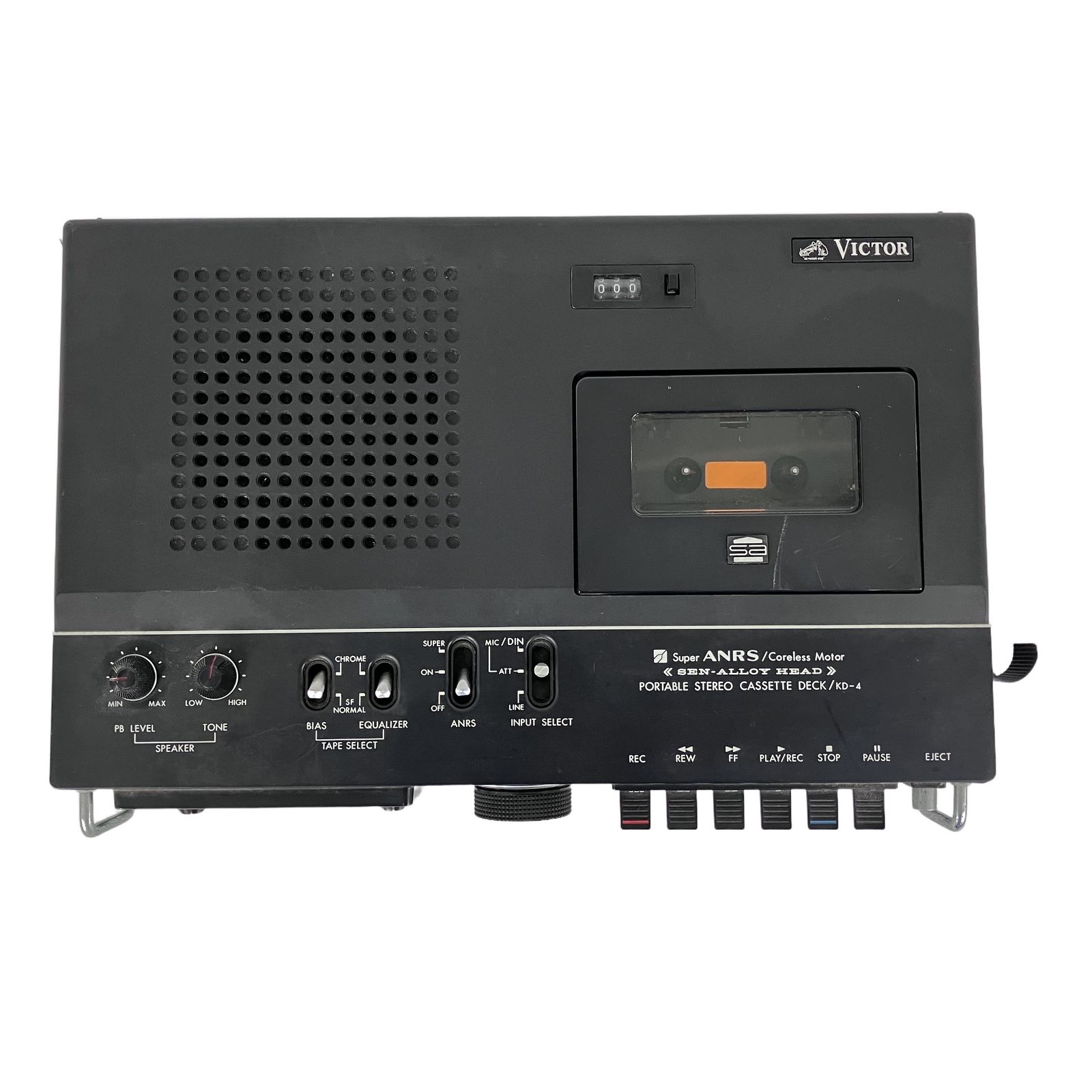Victor KD-4 ステレオカセットデッキ 再生確認済 電源ケーブル欠品