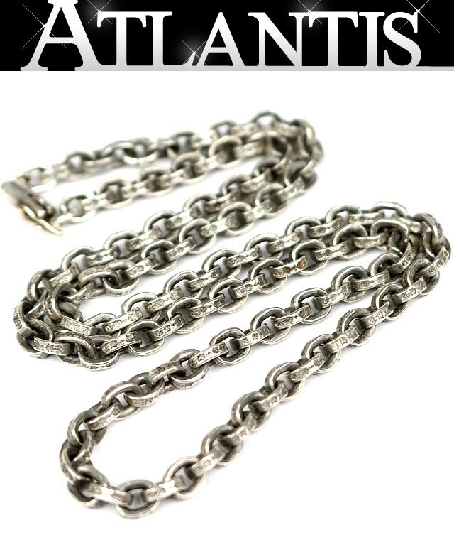 専用クロムハーツシルバー925 CHROME HEARTS 銀座店 クロムハーツ ペーパーチェーン ネックレス 20